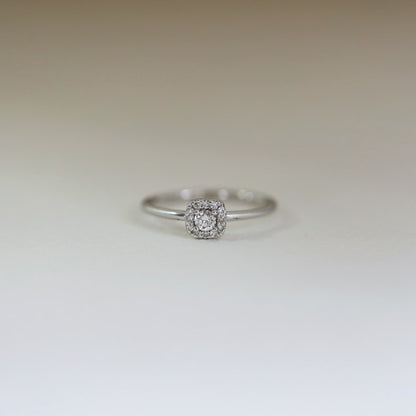 Cushion Shape Halo Ring, Diamond Halo Ring, Halo Diamond Ring, Diamond Wedding Ring, Wedding Band, Diamond Ring, Diamond Engagement Ring