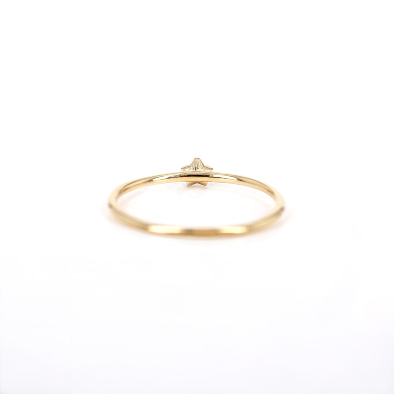 Diamond Star Ring, Dainty Star Diamond Ring, Engagement Ring, Diamond Wedding Band, Engagement Band, Star Shape Ring, Gift for her
